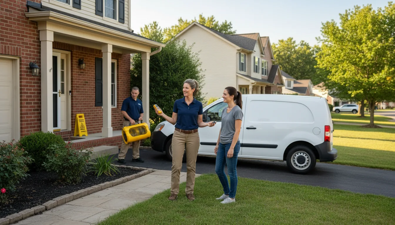 Residential water damage restoration in Leupp, AZ
